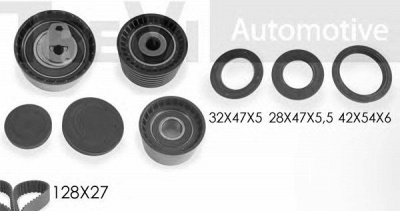 TREVI AUTOMOTIVE kd1244s1 -  Комплект ремня ГРМ